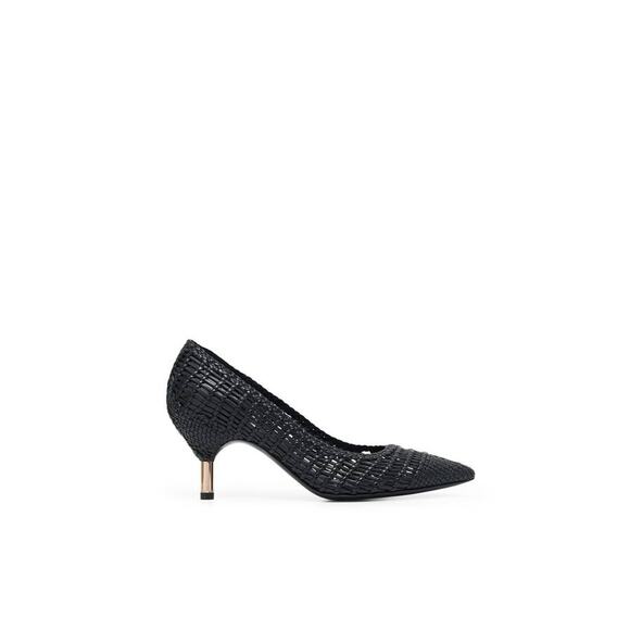 Gabriela Hearst Andres Woven Pumps in Black 40 - Picture 3 of 4